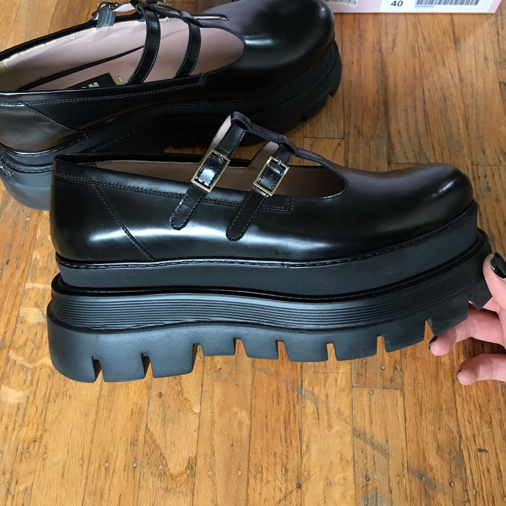MSGM Platform Mary Janes